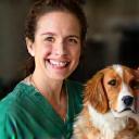 Client Jane and her groomed spaniel